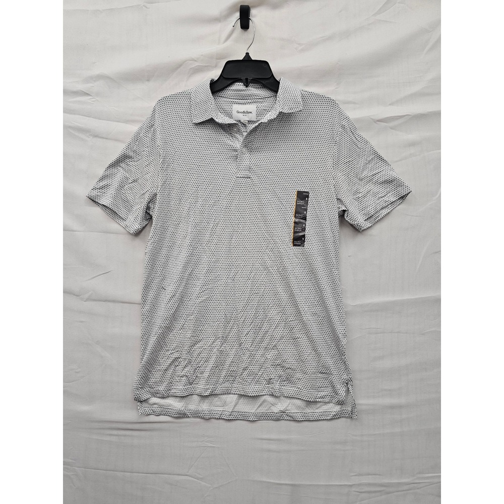 Goodfellow & Co Mens SS Comfort Polo Navy Cotton Blend Casual Size‎ Small